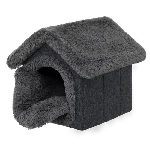 Buda Domek Budka Kojec dla małego Psa z Poduszką i Futerkiem R2 38x44x45 cm na Arena.pl
