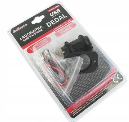 42606 ROZG.ŁADOWARKA 12/24V 2xUSB-2,1A-DEDAL zdjęcie 8