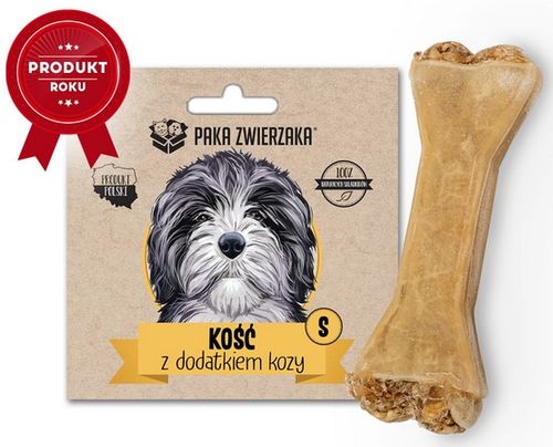 Zdrowy przysmak na zęby dla psa Paka Zwierzaka Kość z dodatkiem kozy 10cm na Arena.pl