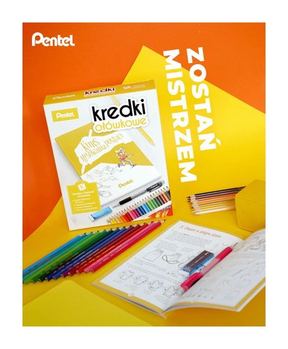 ZESTAW KURS RYSUNKU POSTACI PENTEL na Arena.pl