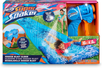 DUŻY ŚLIZG WODNY ślizgawka NERF SOAKER z PISTOLETEM NA WODĘ 4,9 M