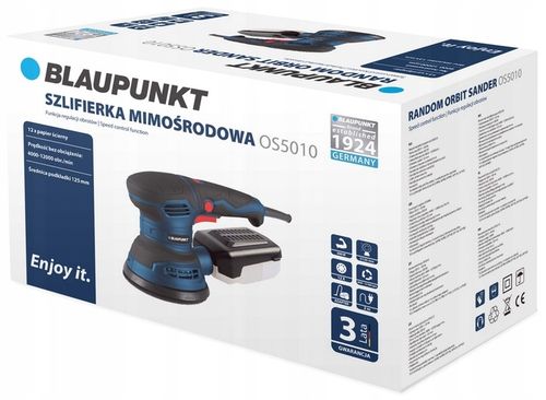 SZLIFIERKA OSCYLACYJNA MIMOŚRODOWA BLAUPUNKT OS5010 4000-12000 obr /min na Arena.pl