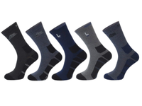 Skarpety sportowe ciemna pięta i stopa bawełniane polskie mix 5 par Mix kolorów 38-40