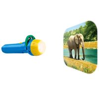 Fotoprojektor latarka mini projektor zdjęć zwierzęta Afryki 24 slajdy