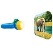 Fotoprojektor latarka mini projektor zdjęć zwierzęta Afryki 24 slajdy