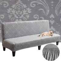 POKROWIEC NA WERSALKĘ SOFĘ WELUR 190-210 CM SZARY