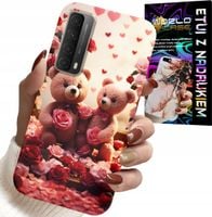 ETUI DO HUAWEI P SMART 2021 - MISIE, LOVE YOU, SERCA WIELE WZORÓW CASE