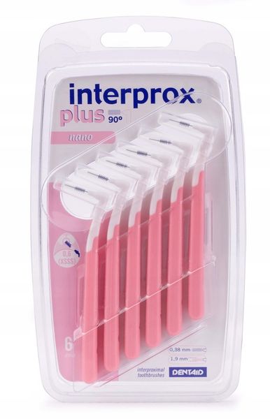 INTERPROX PLUS 2G DENTAID 0,7 NANO 6 szt. zdjęcie 3
