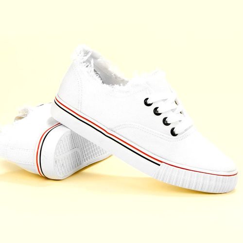 Białe Tekstylne Trampki r.36 na Arena.pl