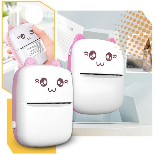 Mini Drukarka Termiczna DRUKUŚ ORYGINALNY Do Zdjęć Przenośna + 11 ROLEK na Arena.pl