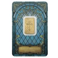 Sztabka Pamp Christian Cross 5 gramów złota