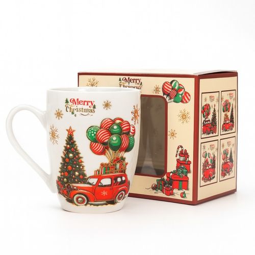 kubek świąteczny w ozdobnym pudełku 350 ml kb32wz1 na Arena.pl