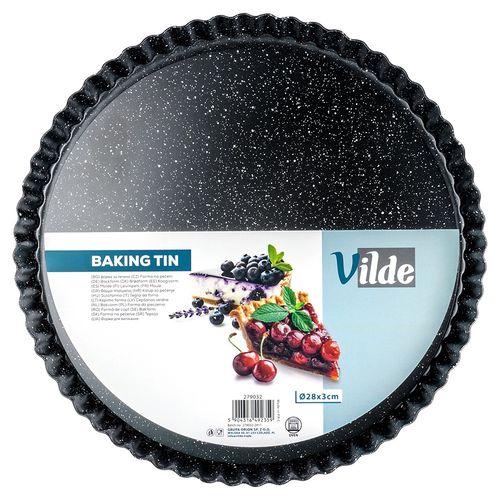 Forma do tarty granitowa z wyjmowanym dnem 28x3 cm na Arena.pl