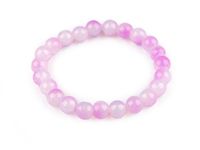 Bransoletka elastyczna z szklanymi koralikami