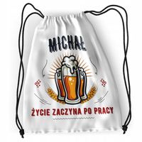 Plecak Dla Michała Sportowy Szkolny Worek Torba Z Nadrukiem Ze Zdjęciem