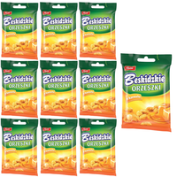 Aksam Beskidzkie Orzeszki w karmelu 100 g x 10 sztuk