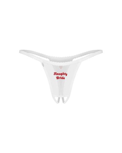 Weddya Bride Stringi Otwarte 2Xl/3Xl na Arena.pl