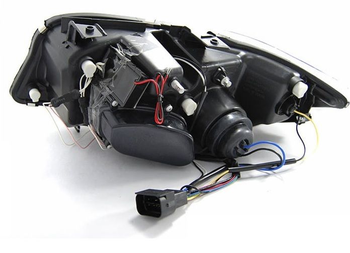 Lampy Reflektory Do BMW E90/E91 OD 2005 DO 2008 Roku BIAŁE RINGI CCFL zdjęcie 5