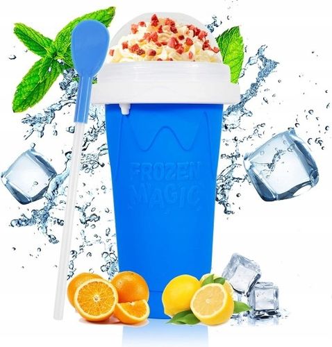 Kubek do Lodów Granity Sorbetów Slushy Koktajli Mrożonych KOLORY na Arena.pl