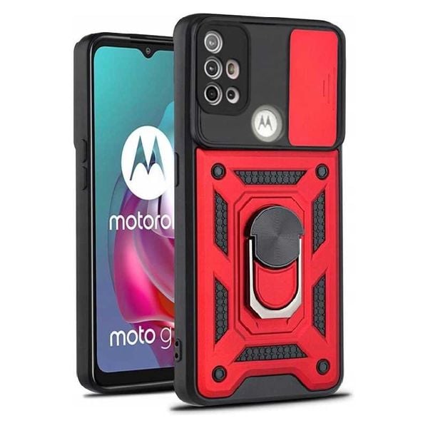 Spacecase Camring Moto G10/G30 Red zdjęcie 4