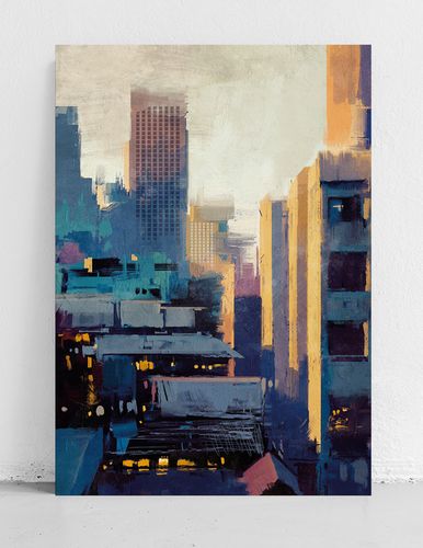 Plakat metropolis metropolia street art 21x29,7 cm A4 na Arena.pl