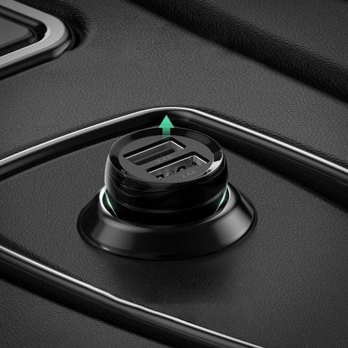 ładowarka samochodowa 2x usb 24w 4.8a czarny na Arena.pl