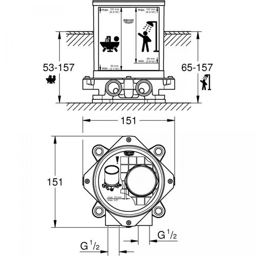 Element montażowy GROHE 45984001 na Arena.pl