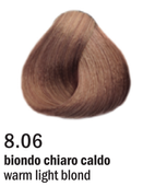 Allwaves Cream Color farba do włosów, koloryzacja trwała, 100 ml 8.06 ciepły jasny blond