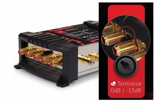 Multiswitch Opticum OMS 5/8 PRO-TRQ do 8 tunerów na Arena.pl