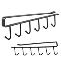 Wieszak na kubki akcesoria kuchenne metalowy bezinwazyjny