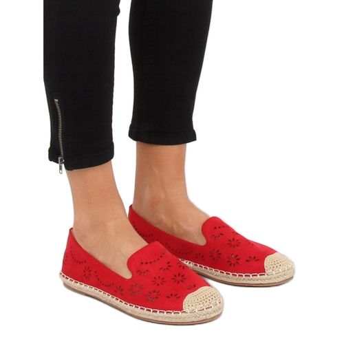 Espadryle ażurowe czerwone 9023 Red r.41 na Arena.pl
