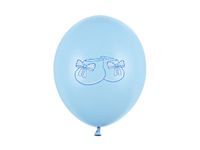 Balony lateksowe buciki niebieskie, 30 cm 3 szt.