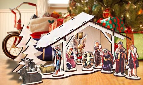 Szopka BOŻONARODZENIOWA 3D STAJENKA na Arena.pl