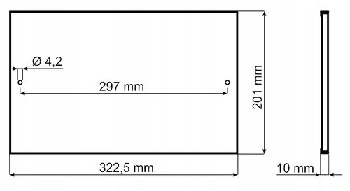 Tabliczka Adresowa CZARNA Duża - METALOWA - UV na Arena.pl