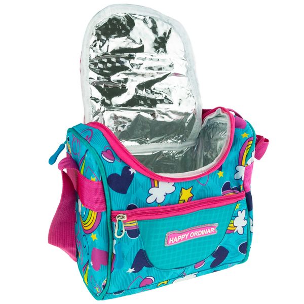 LUNCH BAG TORBA TERMICZNA DZIECIĘCA NIEBIESKA zdjęcie 12