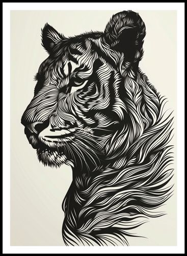 Plakat 67,5x95cm Tygrysi Gwizd na Arena.pl