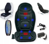 Mata masująca wibracyjna do masażu z grzaniem Mocna Masażer na fotel 9 siln