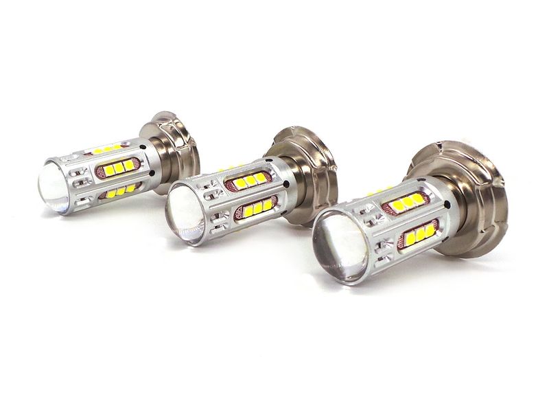 żarówka LED P26S 12-24V CANBUS biała mocna zdjęcie 5