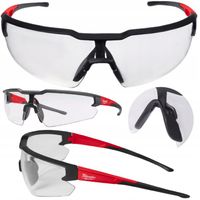 Okulary ochronne przeciwodpryskowe odporne na zadrapania Milwaukee