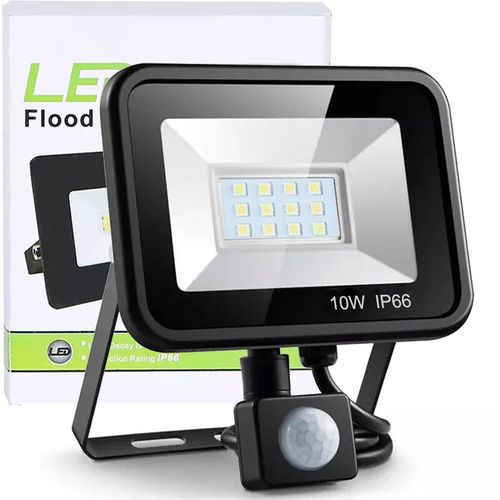 HALOGEN LED 10W LAMPA Z CZUJNIK RUCHU ZMIERZCHU NAŚWIETLACZ ZEWNĘTRZNY na Arena.pl