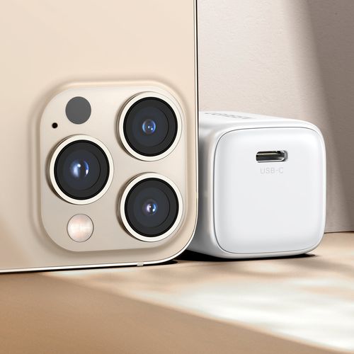 Szybka ładowarka sieciowa GaN 1x USB-C 20W PD Nexode Mini biała na Arena.pl