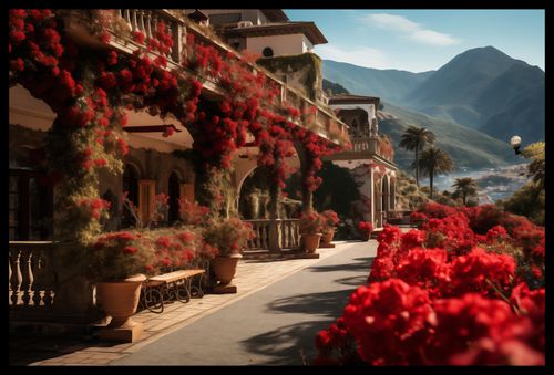 Plakat 60x40cm Czerwona Idylla na Arena.pl