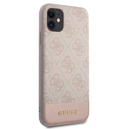 Guess GUHCN61G4GLPI iPhone 11 / Xr 6,1" różowy/pink hard case na Arena.pl