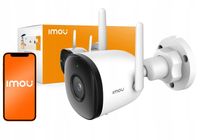 Kamera WiFi 4MPx Zewnętrzna IP IMOU IPC-F42P Bullet 2C Slot SD Mikrofon