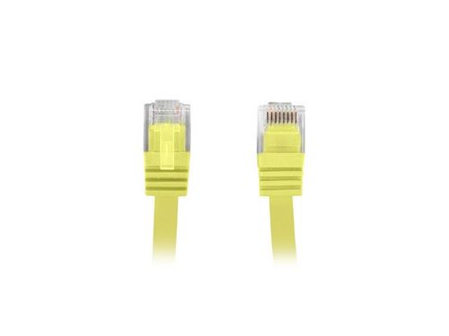 PATCHCORD KAT.5E PŁASKI 2M ŻÓŁTY FLUKE PASSED LANBERG na Arena.pl