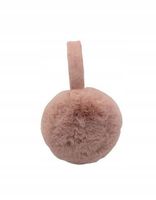 Mięciutkie pluszowe nauszniki rozmiar uniwersalny pudrowy róż MF37329