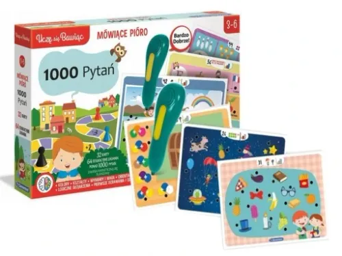 CLEMENTONI MÓWIĄCE PIÓRO 1000 PYTAŃ PRZEDSZKOLA na Arena.pl