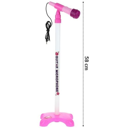 Gitara Elektryczna dla Dzieci Mikrofon Statyw Utwory Demonstracyjne Dźwięk na Arena.pl