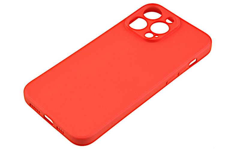 Etui silikonowe Tint do Apple iPhone 14 Pro Max czerwony zdjęcie 1