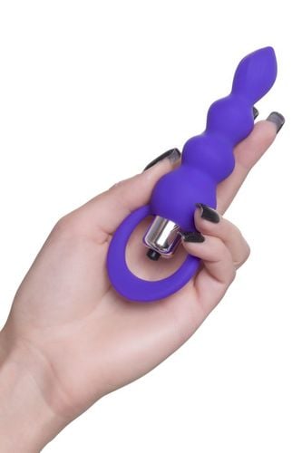 todo by toyfa anal plug twisty, silicone, purple, 14 cm, o 3.2 cm na Arena.pl